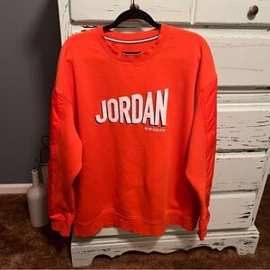 Nike Jordan Flight MVP Wheaties Crew Sweatshirt in Rush Orange. Size XXL